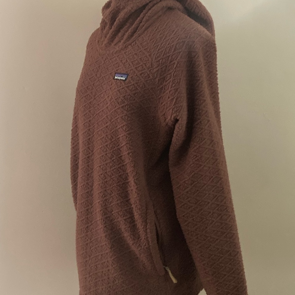 Patagonia Women's Cowl Neck Sweater in Rich Brown - Picture 2 of 4